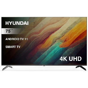 Телевизор Hyundai 75' H-LED75BU7006 черный LED UHD 60Hz Smart TV