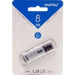 Флешка USB Smartbuy 8 Gb USB <USB 2.0> Smartbuy V-Cut серебристый(SB8 GbVC-S), фото2