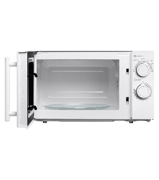 Микроволновая печь BBK 20MWS-771M/WM белый, 20 л, 700 Вт, переключатели - поворотный механизм