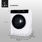 Стиральная машина Lex LWM12012WID белый, загрузка фронтальная 12 кг, 1200 об/мин., класс: А+++, фото9