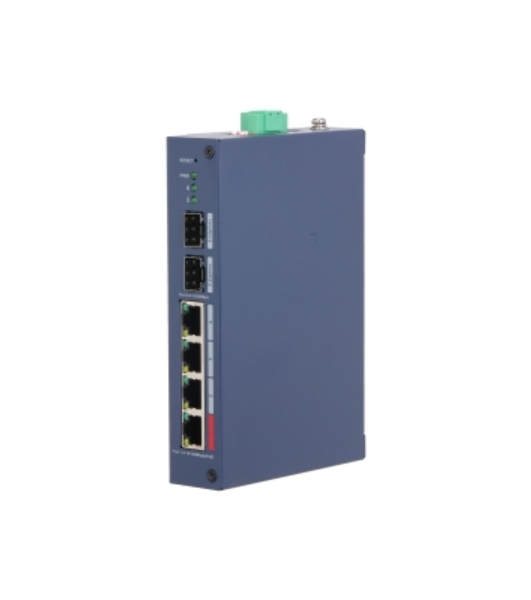 Коммутатор Dahua DH-CHS4206-4ET-60, 2×1 Гбит/с, управляемый