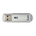 Флешка USB Smartbuy 8 Gb USB <USB 2.0> Smartbuy V-Cut серебристый(SB8 GbVC-S), фото 1