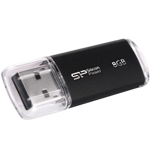Флешка USB Silicon Power R/W 8Gb Ultima II-I Series SP008GbUF2M01V1K USB 2.0 черный