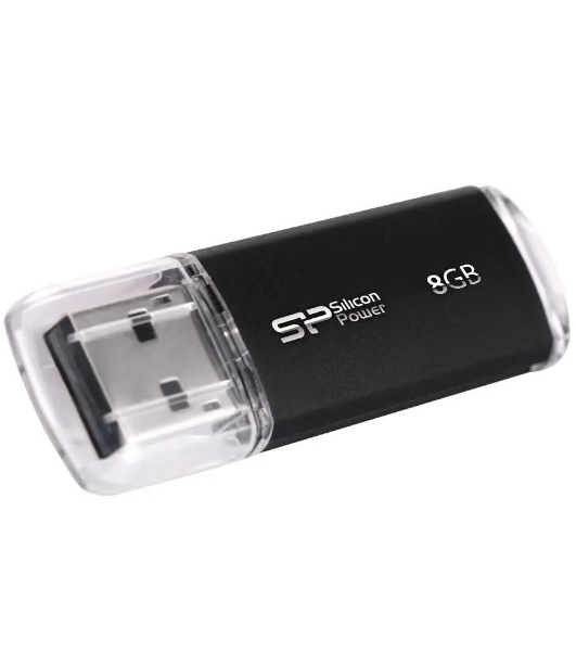 Флешка USB Silicon Power R/W 8Gb Ultima II-I Series SP008GbUF2M01V1K USB 2.0 черный