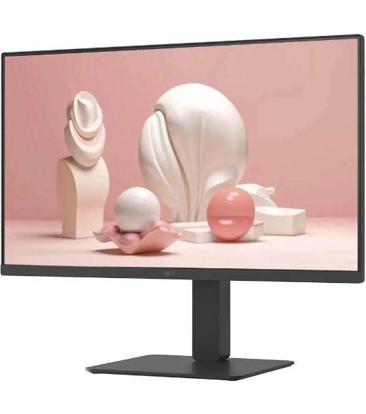 Монитор 27' LG 27BA65QB-B IPS 2560x1440, 100 Гц, 5 мс, 16:9, 350 кд/м², 2xHDMI 2.0, DP 1.4, USB-C (65 Вт), USB Hub (2x USB 3.0), динамики (2x5 Вт), HDR10, черный
