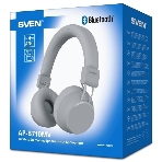 Беспроводные/проводные наушники Sven AP-B710MV серый, полноразмерные, Bluetooth + Jack 3.5 мм, складная конструкция, до 22 ч, фото3