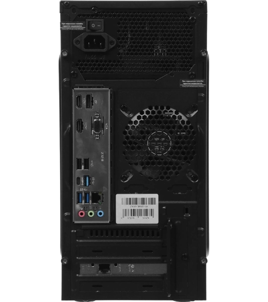 Моноблок Amur Нарвал B7I21 MT i5 12400 (2.5) 16Gb SSD 512Gb UHDG 730 FreeDOS 2x2.5GbitEth 500W мышь клавиатура черный (RUS) (2149657)