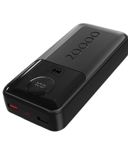 Портативный аккумулятор MORE CHOICE (4620202552815) PB35-20 20000mAh 2USB+1Type-C 3.0A 22.5W+PD20W+QC3.0 LE, черный