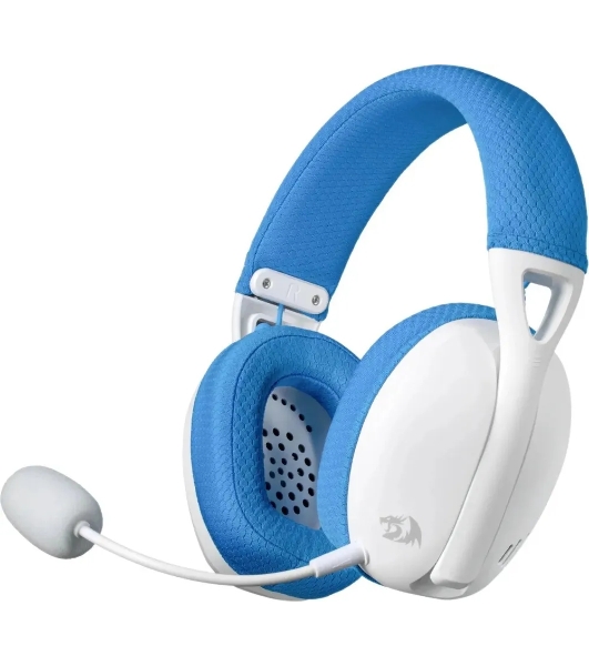 Гарнитура Redragon Ire Pro голубой, беспроводная + проводная, Bluetooth / USB, до 25 ч