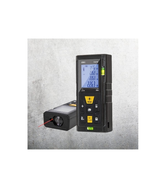 Лазерный дальномер Deli DL4170 (Диапазон измерения 0,05~80м, точность измерения: ±3мм)