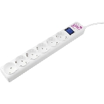 Сетевой фильтр PowerCube, PC 5 м 6 р, белый, 16А, SPG6-A2, фото 1