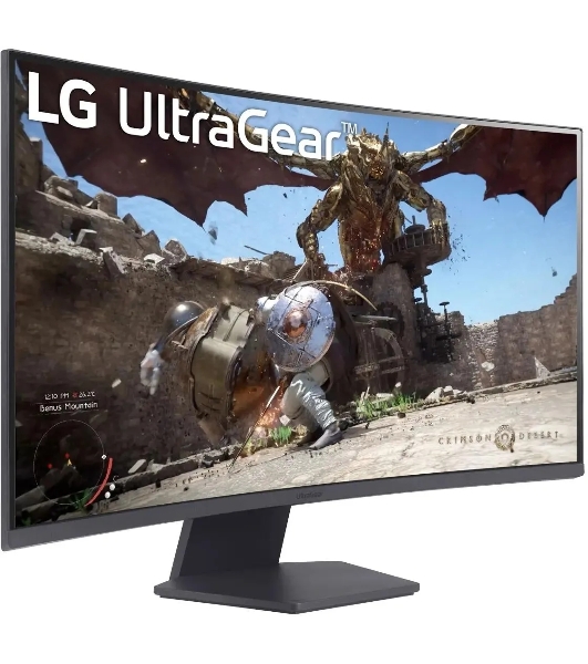 Монитор 31.5' LG UltraGear 32GS60QC-B VA 2560x1440, 180 Гц, 1 мс, 16:9, 300 кд/м², 2xHDMI, 1xDP, черный