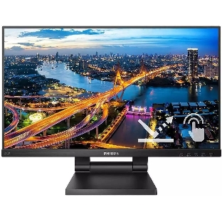 Монитор 23.8' Philips 242B1TC IPS 1920x1080, 75 Гц, 4 мс, 16:9, 250 кд/м2, 1xHDMI, 1xDP, 1xVGA, 4xUSB 3.2, сенсорный, выход на наушники, черный