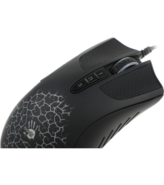 Мышь проводная A4Tech Bloody A90 черный, 6200 dpi, USB, кнопки - 8