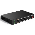 Коммутатор Dahua DH-SF1026LP, 24×100 Мбит/с + 2×1 Гбит/с, управляемый, фото 1