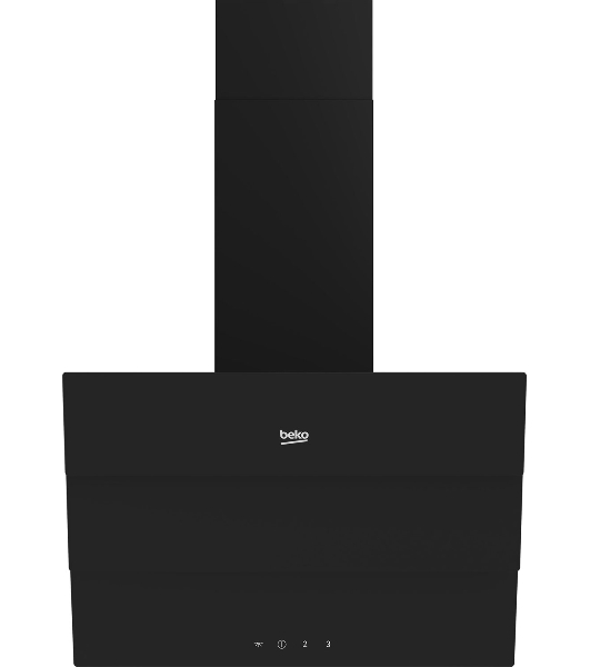 Вытяжка наклонная Beko BHCA69642BH черный, 60 см, 600 куб. м/ч, 69 дБ