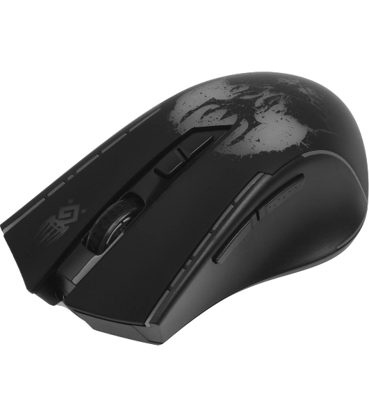 Мышь беспроводная Defender Kronos GM-695 черный, 1600 dpi, радиоканал, USB, кнопки - 7