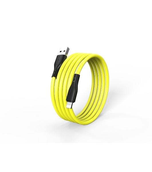 Кабель Smartbuy (iK-512-S21by) S21 Lightning желтый, 2.4 А, сил., 1 м