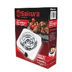 Плита настольная электрическая Sakura ПЭ-02В 1000 Вт, 145мм 1 конф/спир, фото2