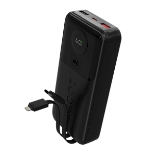 Портативный аккумулятор MORE CHOICE (4620202552815) PB35-20 20000mAh 2USB+1Type-C 3.0A 22.5W+PD20W+QC3.0 LE, черный