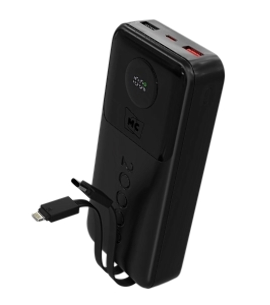 Портативный аккумулятор MORE CHOICE (4620202552815) PB35-20 20000mAh 2USB+1Type-C 3.0A 22.5W+PD20W+QC3.0 LE, черный