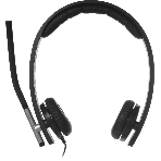 Гарнитура Logitech H650e чёрный, проводная, USB, фото13