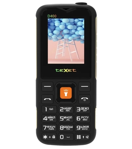 Мобильный телефон teXet TM-D400 черный