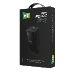 Сетевое зарядное устройство MORE CHOICE NC85 1USB+1Type-C 3.0A PD 20W+QC3.0, черный, фото4