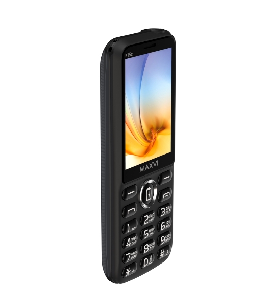 Мобильный телефон Maxvi K15c черный