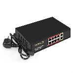 Коммутатор ExeGate EDGS-1010D.8PoE-120W, 8×1 Гбит/с PoE + 2×1 Гбит/с, неуправляемый, фото 1