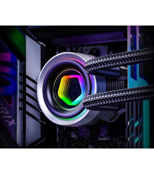 Система жидкостного охлаждения ID-Cooling FX240 INFINITY ARGb черный 120мм алюминий+медь 2000rpm 27.2db 4-pin 300W