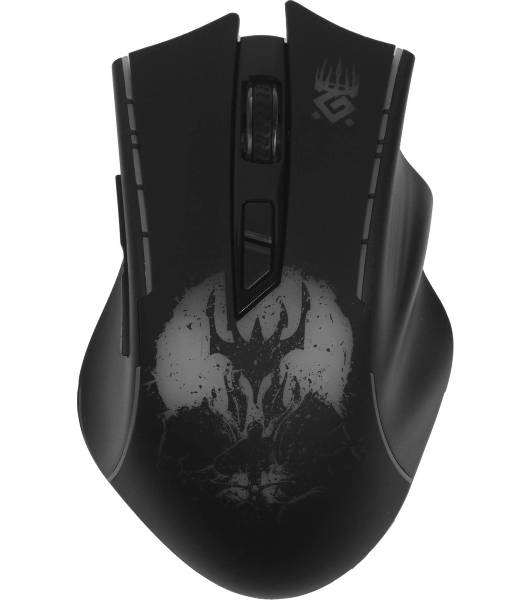 Мышь беспроводная Defender Kronos GM-695 черный, 1600 dpi, радиоканал, USB, кнопки - 7