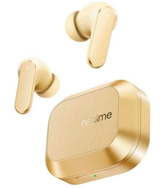 Наушники TWS Realme Buds Air 8 золотистый, внутриканальные, Bluetooth, активное шумоподавление, до 10 ч