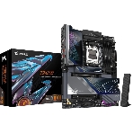 Материнская плата Gigabyte X870E AORUS MASTER X3D, AM5, AMD X870E, 4xDDR5, 4xSATA, 5xM.2, 2xPCIe 5.0 x16, 1xPCIe 4.0 x16, 1xHDMI, 1x5Gb LAN, 1x10Gb LAN, Wi-Fi 7, Bluetooth 5.4, 2xUSB-C 40Gbps (USB4), 1xUSB-C 20Gbps, 1xUSB-C 10Gbps, 7xUSB-A 10Gbps, 3x3.5 мм + S/PDIF оптический, 7.1, ATX, фото 1