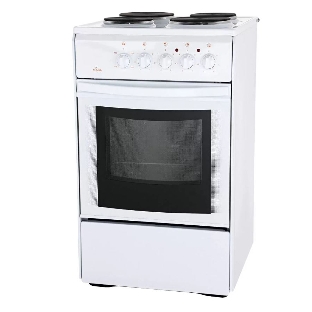 Плита электрическая Flama AE 1403 W белый, конфорок 4 шт, духовка 50 л, 50 см x 85 см x 60 см