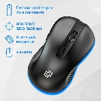 Комплект клавиатура+мышь Oklick S275W беспроводной, USB, 1600 DPI, чёрный, фото5