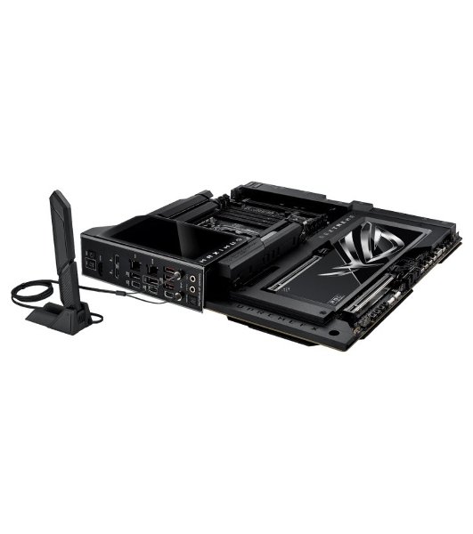 Материнская плата ASUS ROG MAXIMUS Z890 EXTREME, LGA 1851, Intel Z890, 4xDDR5, 4xSATA, 4xM.2, 1xPCI-E 5.0 x16, 1xPCI-E 5.0 x8, 1xHDMI, 2xUSB-C, 2x 10Gb LAN, 5xUSB-A 3.2 Gen 2, 1xUSB-C 3.2 Gen 2x2, 2xUSB-C Thunderbolt 5, 2x3.5 мм, 7.1, E-ATX