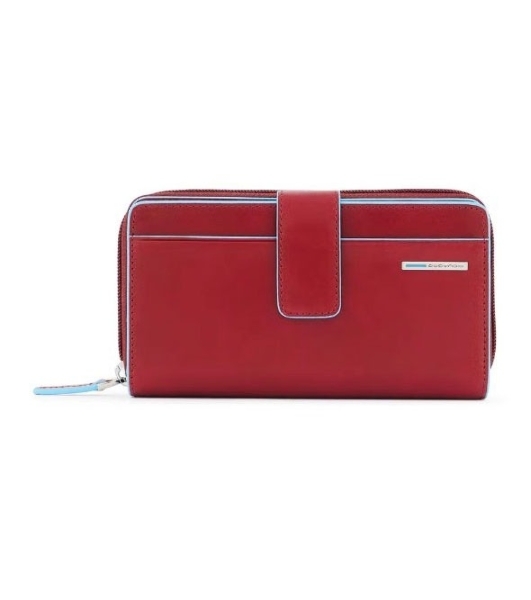 Кошелек женский Piquadro Blue Square PD1354B2R/R красный натур.кожа
