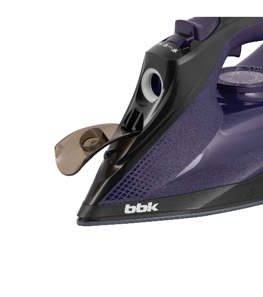 Утюг BBK ISE-2413 (B/V) черный/фиолетовый, 2400 Вт, 40 г/мин, 140 г/мин, 450 мл