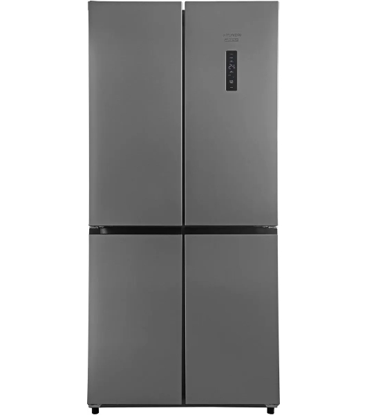 Холодильник Hyundai CM45083F нержавеющая сталь трехкамерный 289/144л морозилка снизу, No Frost, Side by Side