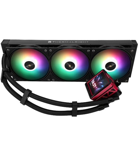 Система жидкостного охлаждения Thermalright Frozen Warframe ULTRA 360 ARGb Soc-AM5/AM4/1151/1200/2066/2011/1700 черный 4-pin 29.6dB Al LCD Ret (F-WFRAME-ULT-360-BL-ARGb)
