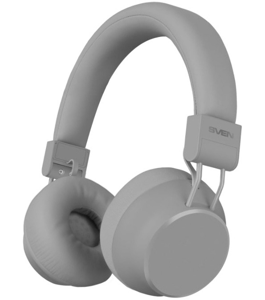 Беспроводные/проводные наушники Sven AP-B710MV серый, полноразмерные, Bluetooth + Jack 3.5 мм, складная конструкция, до 22 ч