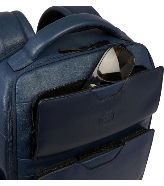 Рюкзак мужской Piquadro Ael CA6923S142/BLU синий кожа