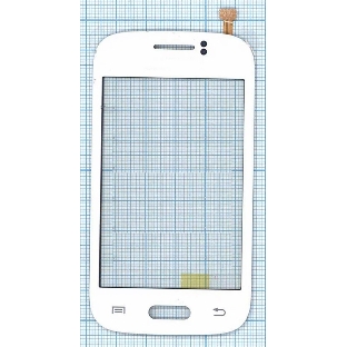 Сенсорное стекло (тачскрин) для Samsung Galaxy Young GT-S6310 GT-S6312, белое