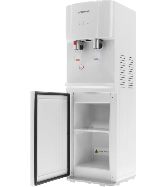 Кулер для воды Starwind SW-1113EW, верхняя загрузка, нагрев 95 °С, охлаждение 10 °С, белый