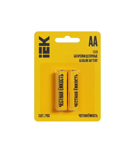 Батарейка щелочая Alkaline Optima LR06/AA (2шт/блистер)