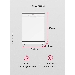 Посудомоечная машина Hansa ZWM616WH, белый, 59.8 см, 12 компл., 49 дБ, класс A++, фото20