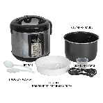 Мультиварка JVC JK-MC501 5 л, 860 Вт, серебристый/черный, металл, фото5