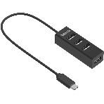 USB-концентратор Buro BPH-C-1906, USB-C, USB 2.0 4 порта, USB, фото2