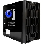 Компьютерный корпус Minitower mATX Eurocase 00-01003410 M07 3ARGb черный без БП закаленное стекло USB 3.0, фото 1